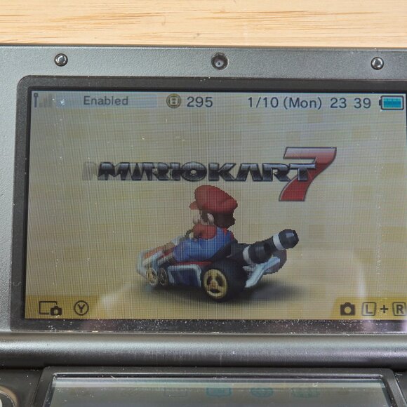 Nintendo 3DS XL / Handheld Gaming Console / With Mario Kart 7 / Tested & Working - Picture 1 of 11